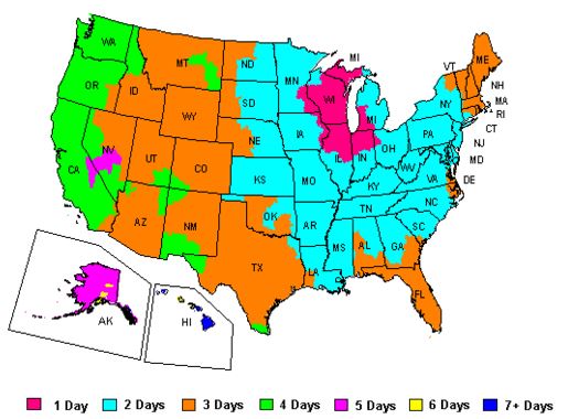 FedEx Map