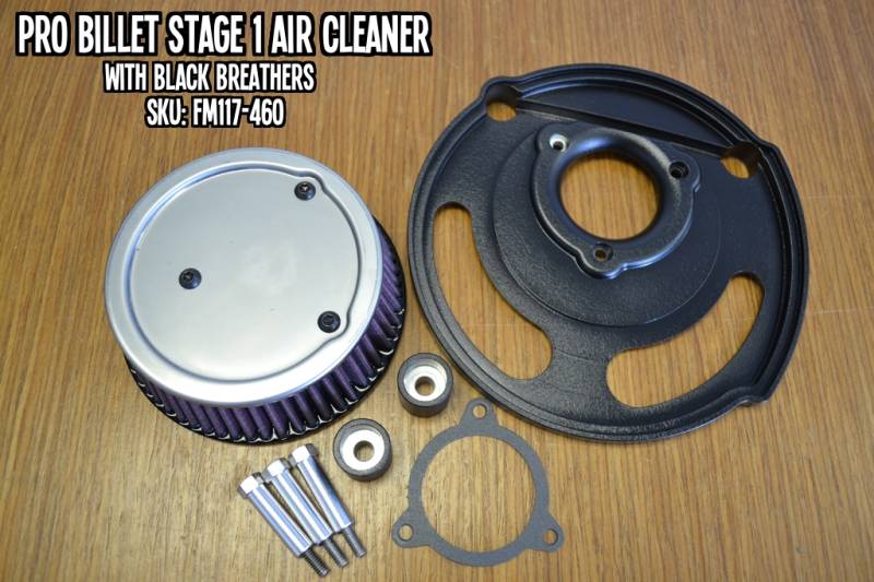 Fuel Moto Pro Billet Stage 1 Air Cleaner 20142015 HD Touring Models