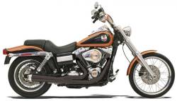 Bassani Xhaust - Bassani Xhaust Road Rage 2 into 1 Systems - EXHST RR2-1UP 06-11FXD BK