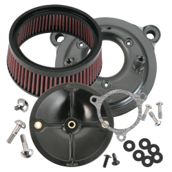 S&S Cycle - S&S Cycle Stealth Air Cleaner Kit - 08-13 Touring Models OR 14-16 Touring Models Without Stock Cover