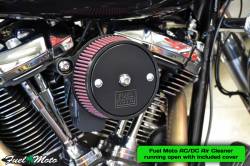 Fuel Moto - Fuel Moto AC/DC Stage 1 Air Cleaner -  M8 Touring Models