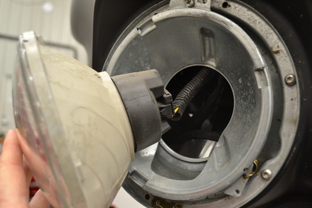 Remove the headlight