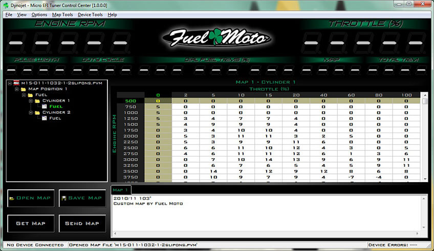 Micro EFI Tuner Software