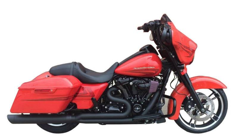 D&D Billet Cat 2-1 Black Exhaust System