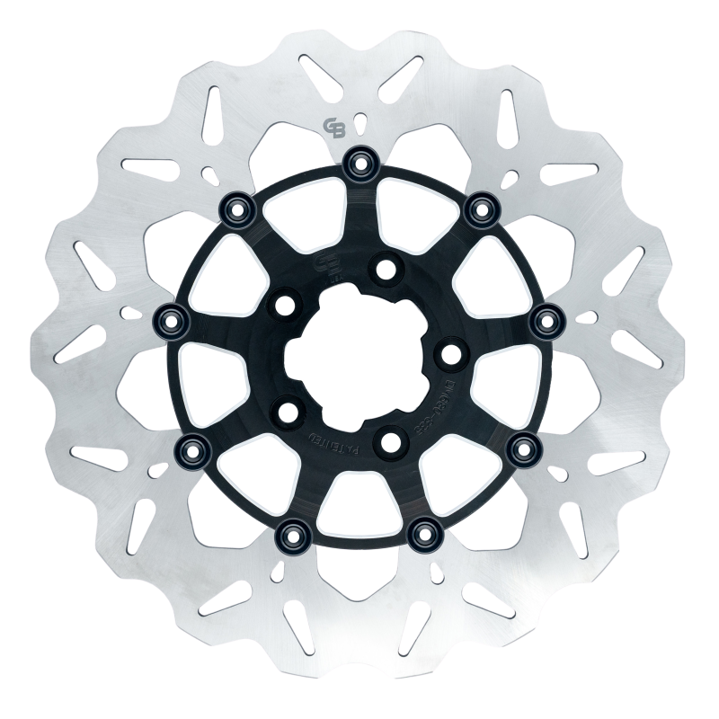 POWERJAMES 11.8" Floating Front Brake Rotor Disc For Harley Softail Dyna Touring Sportster