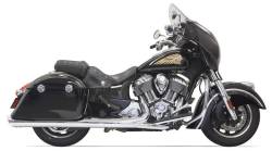 Bassani Xhaust - Bassani Xhaust 4" Performance Slip-On Mufflers With Polished End Cap