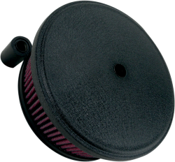 Arlen Ness - Arlen Ness - Big Sucker Stage II Air Filter Kits with Cover - BG SUCKR W/CVR99-14TC BK