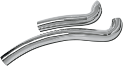 Bassani Xhaust - Bassani Xhaust Radial Sweeper Heatshields - Chrome - Sportster