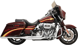 Bassani Xhaust - Bassani Xhaust Road Rage 2 Into 1 Exhaust - Chrome - 1995-2006 Touring