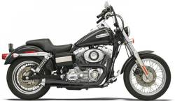 Bassani Xhaust - Bassani Xhaust Road Rage 2 Into 1 Exhaust - Black - 1991-2017 Dyna FXD