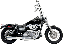 Bassani Xhaust - Bassani Xhaust Road Rage II B1 Power 2 Into 1 Exhaust - Chrome - 1991-2017 Dyna