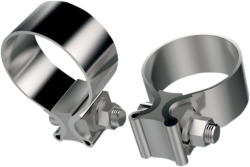 Stainless Steel Replacement Muffler Clamps - Pair