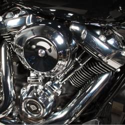 S&S Cycle - S&S Stealth Air Cleaner - H-D® M8 Models with Chrome Airstream Cover