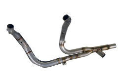 Fuel Moto Jackpot Exhaust Header Pipe Steel 2-1-2 Crossover Harley Touring  09-16