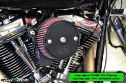 Fuel Moto - Fuel Moto AC/DC Stage 1 Air Cleaner -  M8 Softail Models