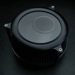 OTB Prototypes - OTB - Voodoo Air Cleaner Kit (Black w/ Black Window Bezel) for Indian Touring models with 111" Engines