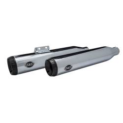 S&S Cycle - S&S Cycle 4" Grand National Chrome Slip On Mufflers