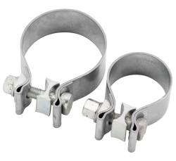 M8 Stainless Steel Replacement Muffler Clamps - Pair
