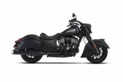 Rinehart - Rinehart Slimline Duals Header Kit Black For 2014-2020 Indian Touring Motorcycles