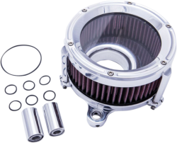 Trask Performance - Trask Assault Air Cleaner Kit Chrome - Twin Cam Throttle by Wire models