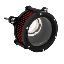 Trask Performance - Trask Assault Charge High-Flow Air Cleaner - Black - Twin Cam Cable Operated Models