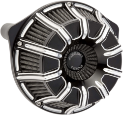 Arlen Ness - Arlen Ness Inverted Air Cleaner 10 gauge Black Milwaukee-8
