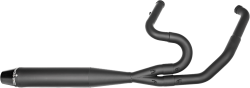 Sawicki 2 Into 1 Mid Length Exhaust Twin Cam Touring FLH