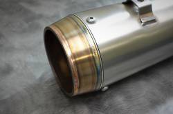 Jackpot Tapered Stainless End Cap for Riot RTX & Road Track 2 Into 1 Systems