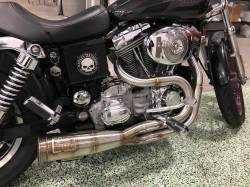 Fuel Moto Contender 2 Into 1 Stainless Steel Exhaust Dyna