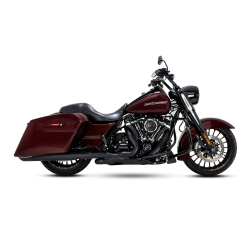 Vance & Hines 4 Inch Twin Slash Slip-On Muffler - M8 Touring - Black
