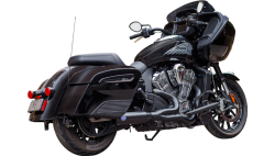 S&S 2 Into 1 Qualifier Exhaust - Race Only - Indian Challenger - Black