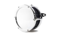 Feuling - Feuling BA Air Cleaner - Chrome Finish - Black Filter - Solid Cover - M8 Gen2 Touring & Softail