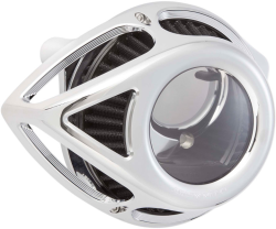 Arlen Ness - Arlen Ness Clear Tear Air Cleaner - Chrome  -Twin Cam