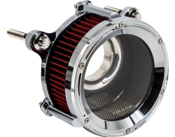 Trask Performance - Trask Assault Charge High Flow Air Cleaner - Chrome - M8 Gen2 Touring & Softail