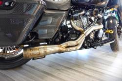 Fuel Moto - Fuel Moto Contender XL Extreme 2 Into 1 System Milwaukee-8 FLH