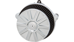 Arlen Ness - Arlen Ness Big Sucker Stage 1 Air Cleaner Kit with Cover - 10 Gauge Chrome - M8 Gen2 Touring & Softail
