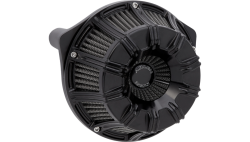 Arlen Ness - Arlen Ness Inverted Air Cleaner - 10 Gauge Black - Gen 2 Milwaukee-8
