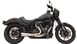 Bassani Xhaust - Bassani Xhaust Ripper 2 Into 1 Short Stainless Softail 25-later