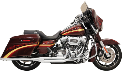Bassani Xhaust - Bassani Xhaust Road Rage 2 Into 1 Exhaust - Chrome - 1995-2006 Touring