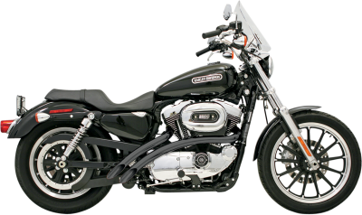 Bassani Xhaust - Bassani Xhaust Radial Sweeper Exhaust - Black - 1986-2003 Sportster