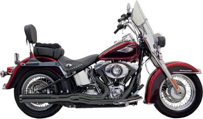 Bassani Xhaust - Bassani Xhaust Road Rage II B1 Power Systems - EXHAUST B1 BLK ST 86-11