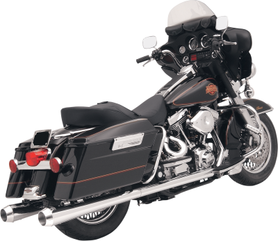 Bassani Xhaust - Bassani Xhaust 4" Slip-On Mufflers - MUFFLER MEG 95-14FLT