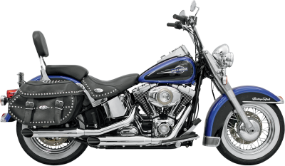 Bassani Xhaust - Bassani Xhaust 3 Inch Firepower Series Slip-On Mufflers - Chrome - Twin Cam Softail