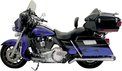 Bassani Xhaust - Bassani Xhaust Road Rage II Mega Power Pseudo Left-Side Muffler - Chrome - 2009-2015 Touring