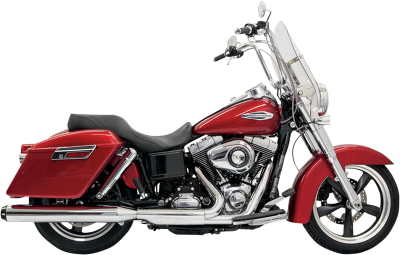 Bassani Xhaust - Bassani Xhaust 4" Slip-On Quick Change Series Mufflers - MUFFLER 4" QC FLD CHR