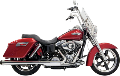 Bassani Xhaust - Bassani Xhaust 4" Slip-On Mufflers - MUFFLER 4" MEG FLD CHR