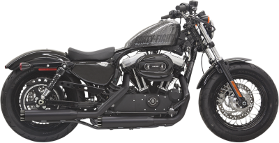 Bassani Xhaust - Bassani Xhaust 3" Firepower Series Slip-On Mufflers - MUFFLERS BLK/BLK 2014 XL