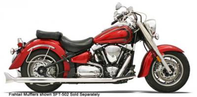 Bassani Xhaust - Bassani Xhaust Power Curve True-Duals Crossover Header Pipes - PIPES HEAD TRUDuals RDSTAR