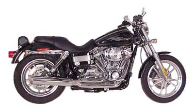 D&D - D&D - Fat Cat 2-into-1 Exhaust 06-Current Dyna Chrome, Perforated Wrapped Baffle