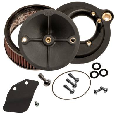 S&S Cycle - S&S Stealth Air Cleaner - H-D® M8 Models with Adapter For OEM Cover